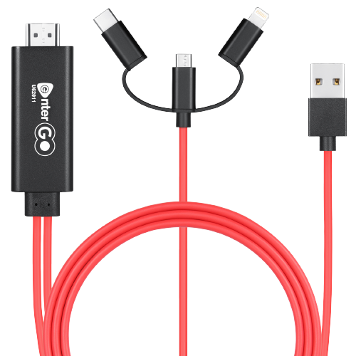 ENTER MOBILE TO 3 IN 1 HDMI CABLE