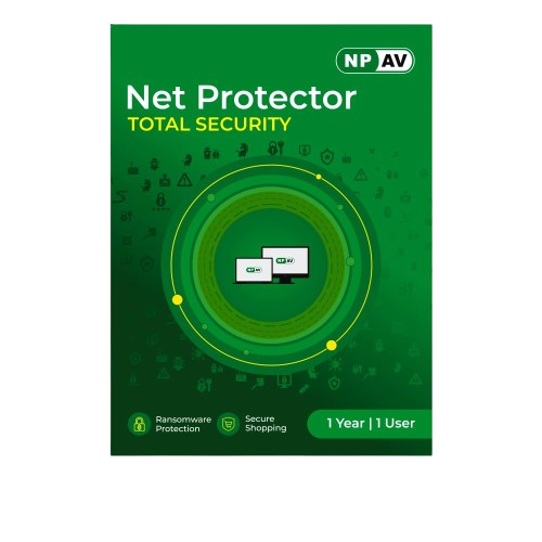 Net Protector Antivirus-Total Security 1 PC 1 Year
