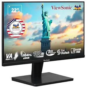 VA2215-H-1N 22" FHD,3 Side Borderless, 100Hz Adaptive Sync, HDMI and VGA