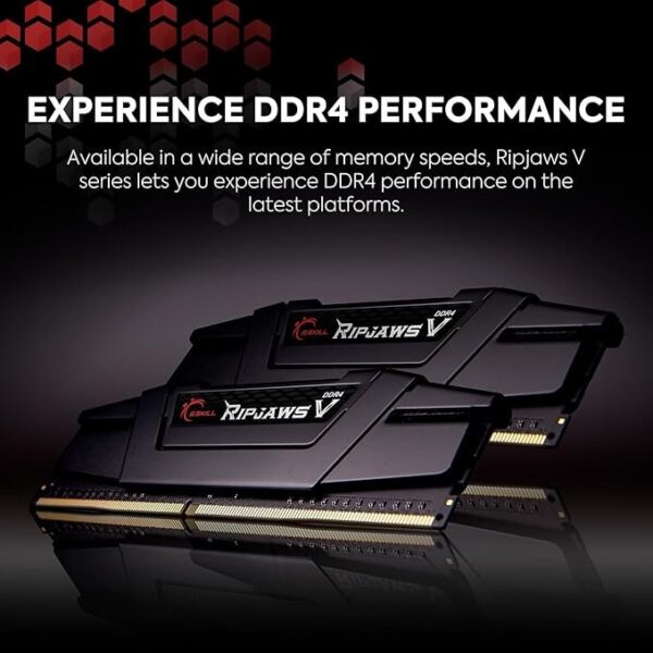G.SKILL Ripjaws V 32GB (1 * 32GB) DDR4 3200 MHz CL16-18-18-38 1.35V Desktop Memory RAM - F4-3200C16S-32GVK