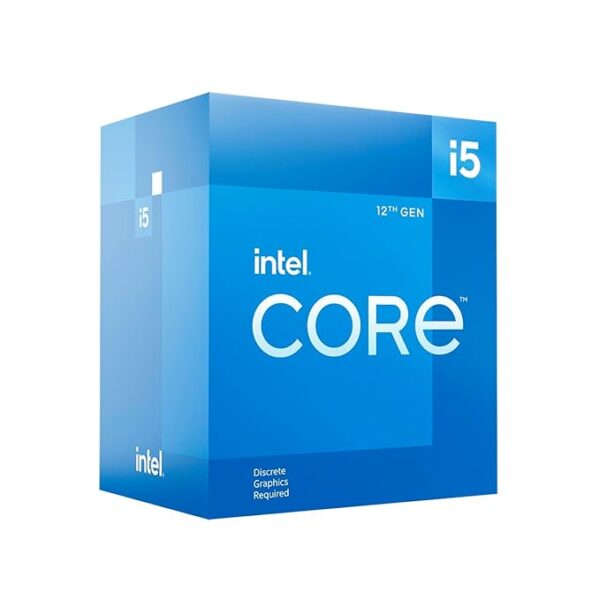 Intel Core I5 12400F 12 Gen Generation Desktop Pc Processor 6, CPU with 18Mb Cache and Up to 4.40 Ghz Clock Speed Ddr5 and Ddr4 Ram Support Lga 1700 Socket, Micro ATX