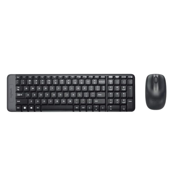 Logitech MK220 Compact Wireless Keyboard and Mouse Set