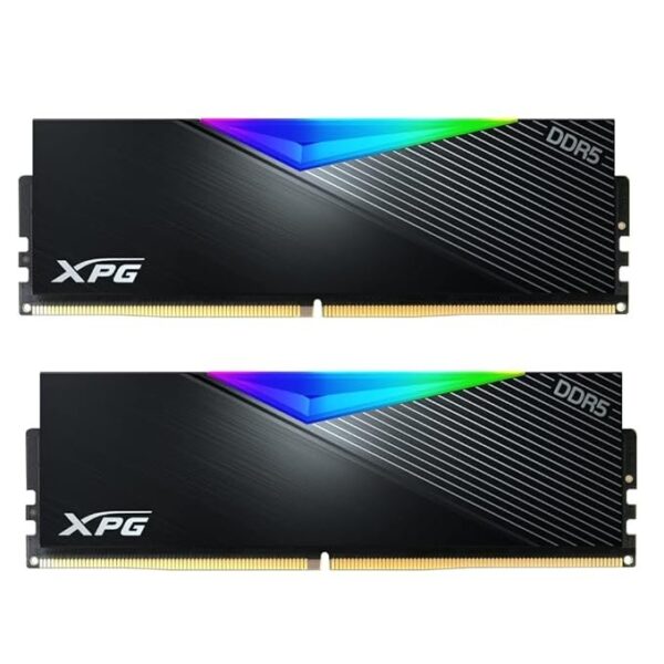 ADATA XPG Lancer RGB 32GB (1 * 32GB) DDR5 6000 Mhz CL 30-40-40 1.35V U-DIMM Desktop Memory RAM- AX5U6000C3032G-CLARBK
