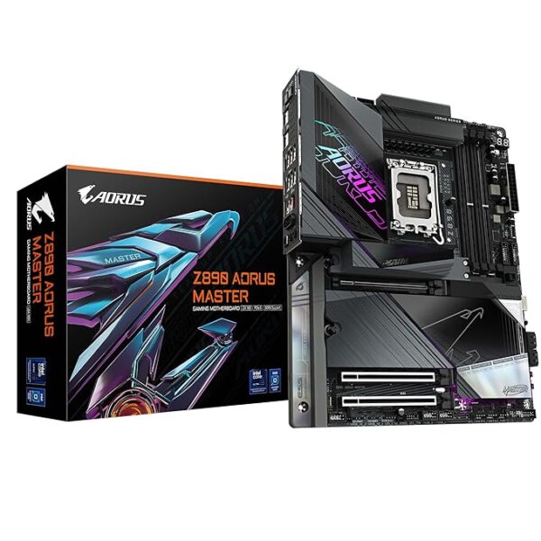 GIGABYTE Z890 AORUS Master ATX Motherboard - Supports Intel Core Ultra (Series 2), 18+1+2 Phase VRM