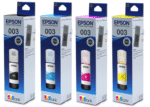 Epson 003 65ml Ink Bottle (Magenta, Yellow, Cyan, Black)