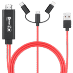 ENTER MOBILE TO 3 IN 1 HDMI CABLE