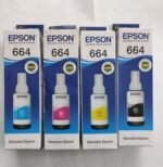Epson T664 Ink Bottle (Cyan, Magenta, Yellow, Black) - Image 2