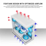 ANT ESPORT X7 7 ARGB FAN GAMING CABINET - Image 9