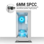 ANT ESPORT X7 7 ARGB FAN GAMING CABINET - Image 2
