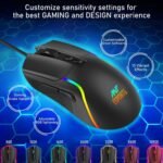 Ant Esports GM380 Wired RGB Gaming Mouse - Image 3