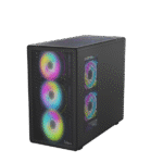QuikFINGERS HyperHawk Fashion Gaming PC Case - MicroATX (Black)