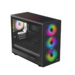 QuikFINGERS HyperHawk Fashion Gaming PC Case - MicroATX (Black) - Image 2