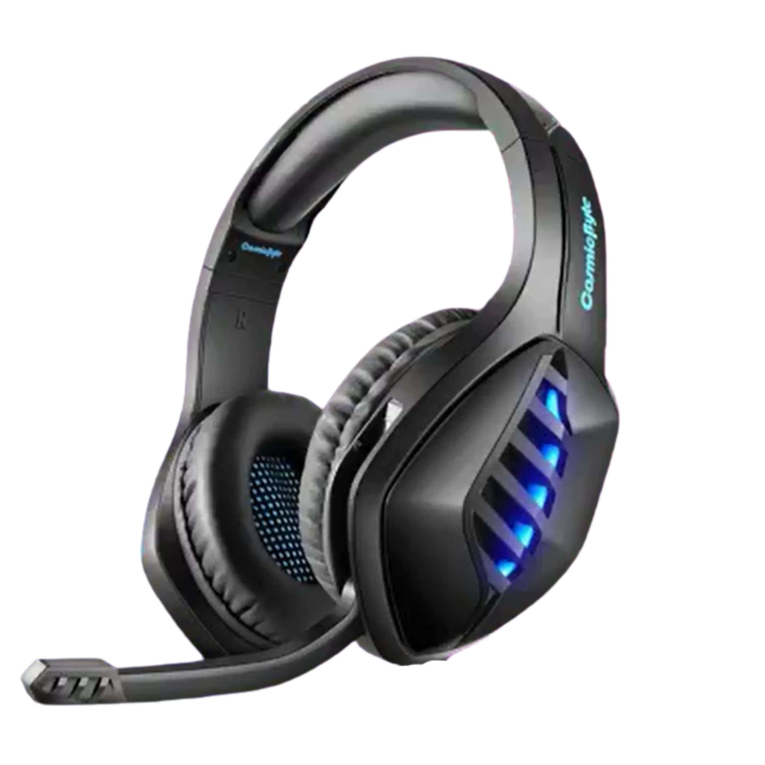 SSK SEO Images (32) Cosmic Byte GS430 Wired Over-ear Headphones with Mic and for PS5, PS4, Xbox One, Laptop, PC, iPhone and Android Phones (Black/Blue, Pack Of 1) - Image 1