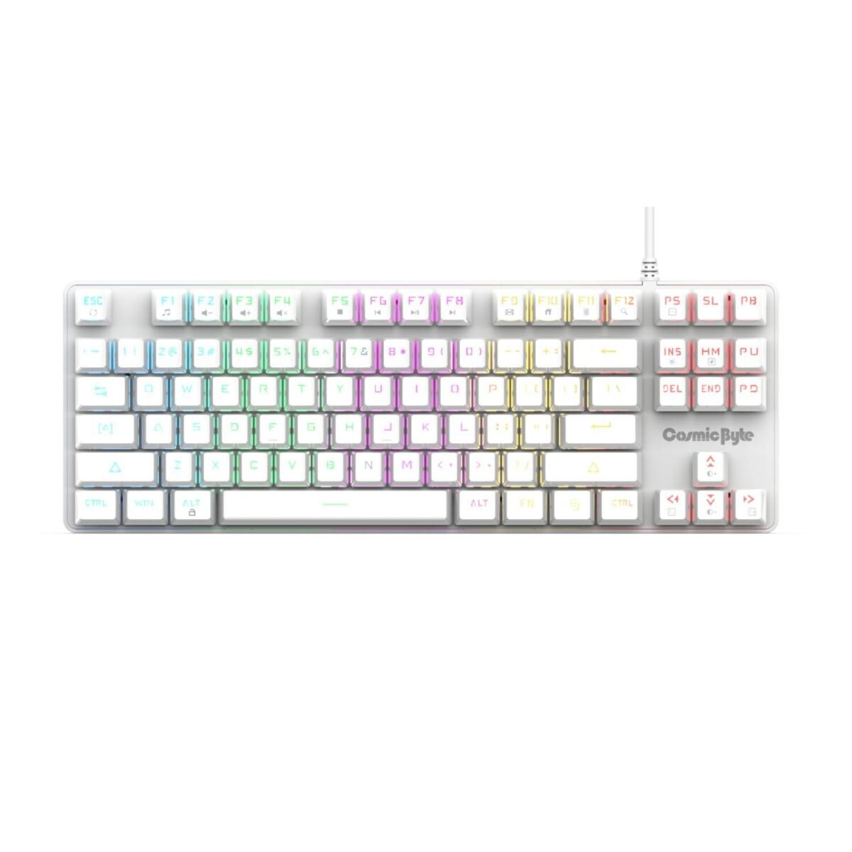 Cosmic Byte Firefly TKL Per Key RGB Mechanical Keyboard Upgraded with Swappable Switches - Image 1