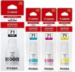 Canon Pixma 71 B/C/Y/M Ink Bottles