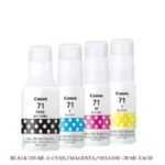 Canon Pixma 71 B/C/Y/M Ink Bottles - Image 2