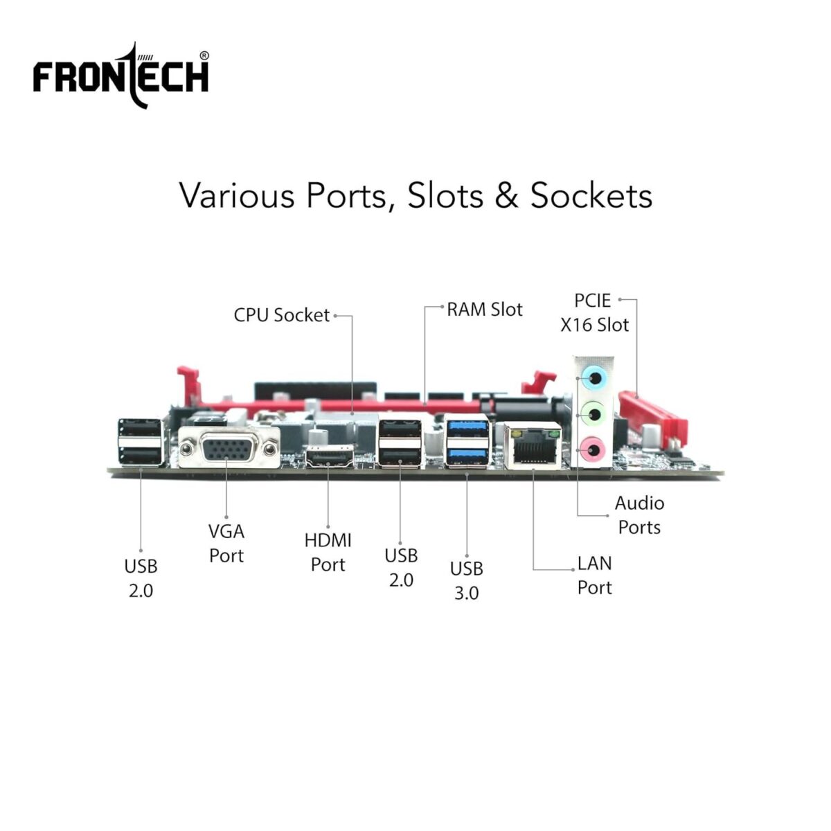 FRONTECH H110 Motherboard DDR4 - Image 4
