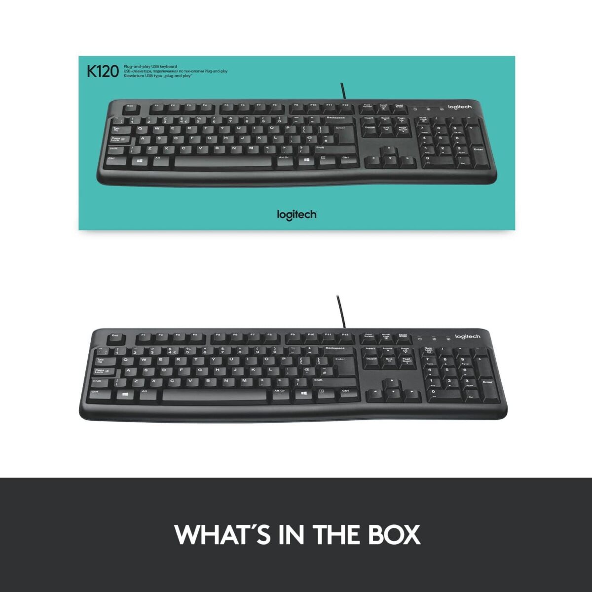 Logitech K120 Wired Keyboard - Image 2