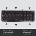 Logitech K120 Wired Keyboard - Image 3