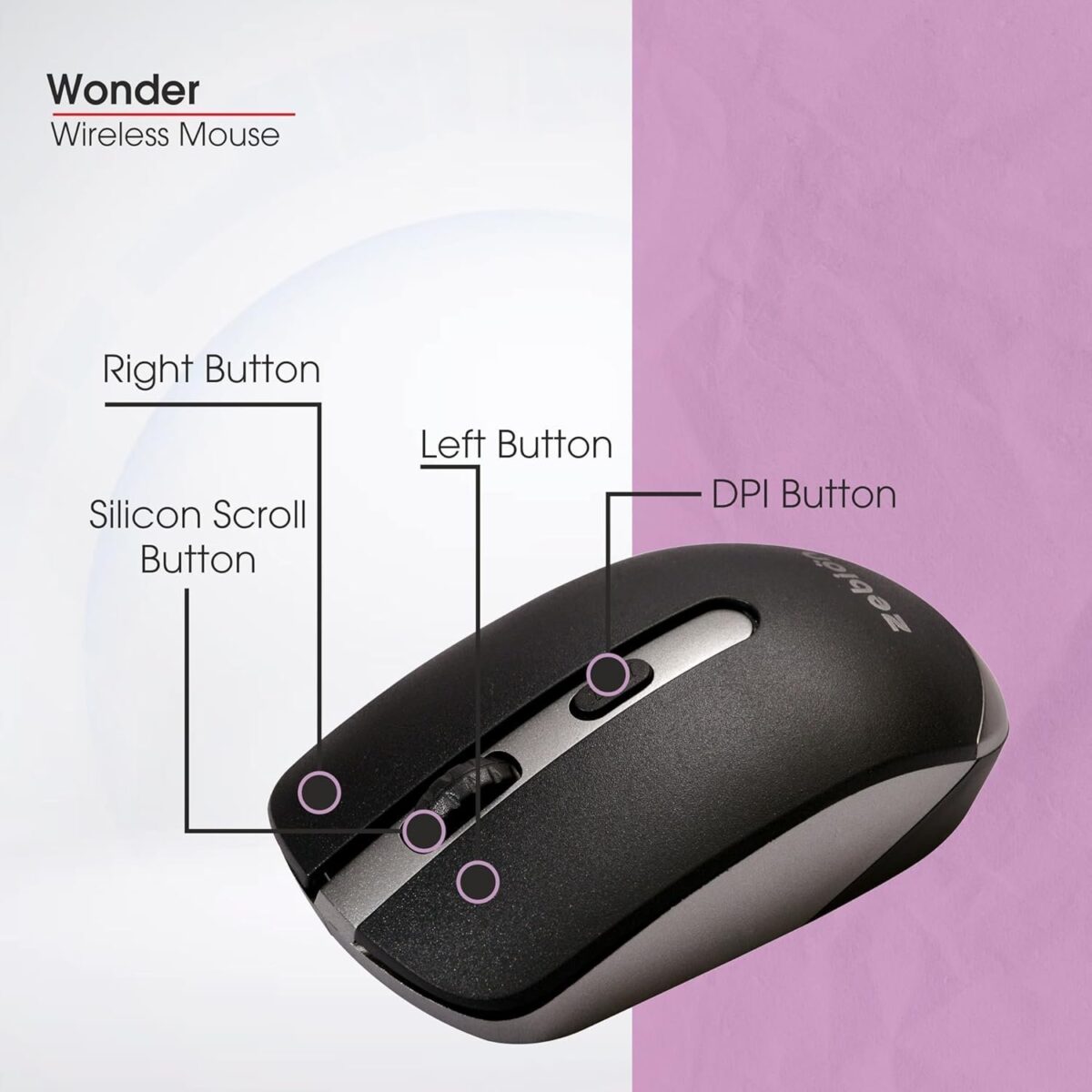 Zebion Wonder wireless Mouse - Image 3