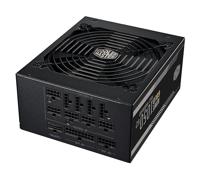 12 Cooler Master MWE 1050 Gold V2 Power Supply - Fully Modular | ATX 3.1 Version| 80 Plus Gold Certified | Japanese Capacitor | 140mm FDB Fan | for RTX 50 Series GPU | 1050 Watt - Image 2