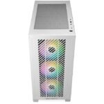 Cooler Master Alloy Steel Elite 301 Computer Case-White |3 X Pre-Installed Argb Fans|Upto 280Mm Aio Support|M-ATX Motherboard Support Only|Type C Connector in Front - Image 2