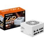 GIGABYTE UD850GM PG5 WHITE,850 WATTS,GOLD FULLY MODULAR PCIE 5.0,WHITE,10 YRS