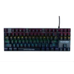 Cosmic Byte Pandora TKL Rainbow LED Mechanical Keyboard,Outemu Blue & Red Switches(GK25 & GK26,Upgraded with Swappable switches)