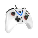 Cosmic Byte Ares Wired Controller for PC,rubberised texture,700 mah battery,Vibration feature (Blac/White Colour) - Image 2