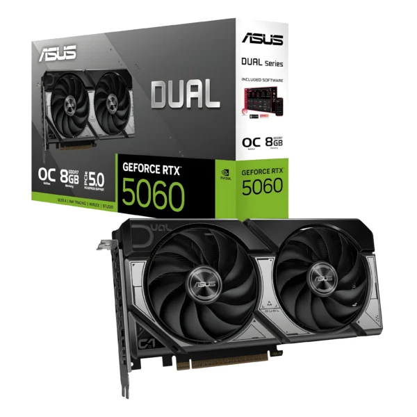 ASUS Dual GeForce RTX™ 5060 8GB GDDR7 GRAPHIC CARD