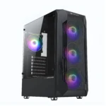ZEBRONICS GAMING CABINET APEX EDGE BLACK