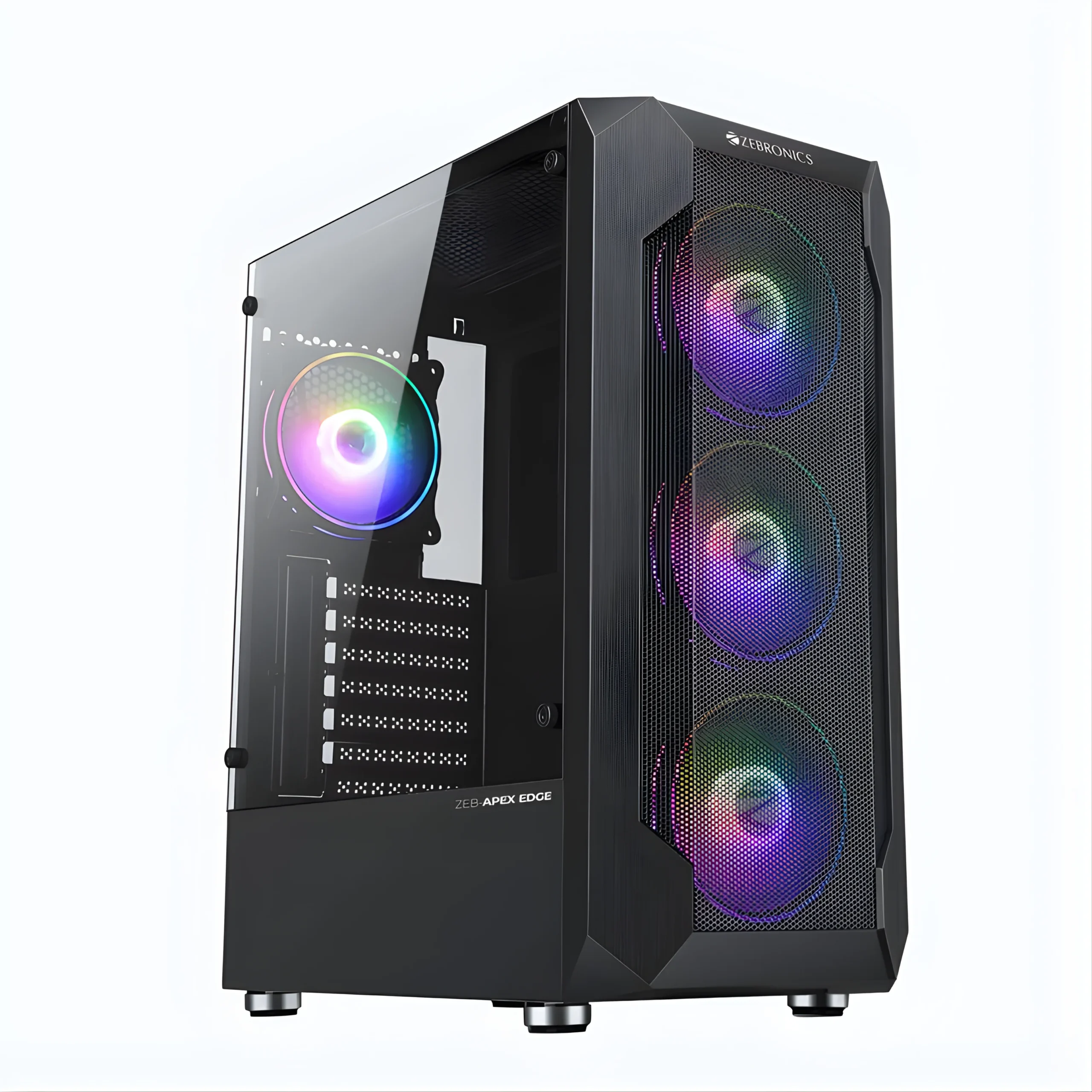 SSK SEO Images (2) ZEBRONICS GAMING CABINET APEX EDGE BLACK - Image 1