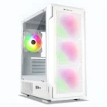 ZEBRONICS STEALTH WHITE CABINET