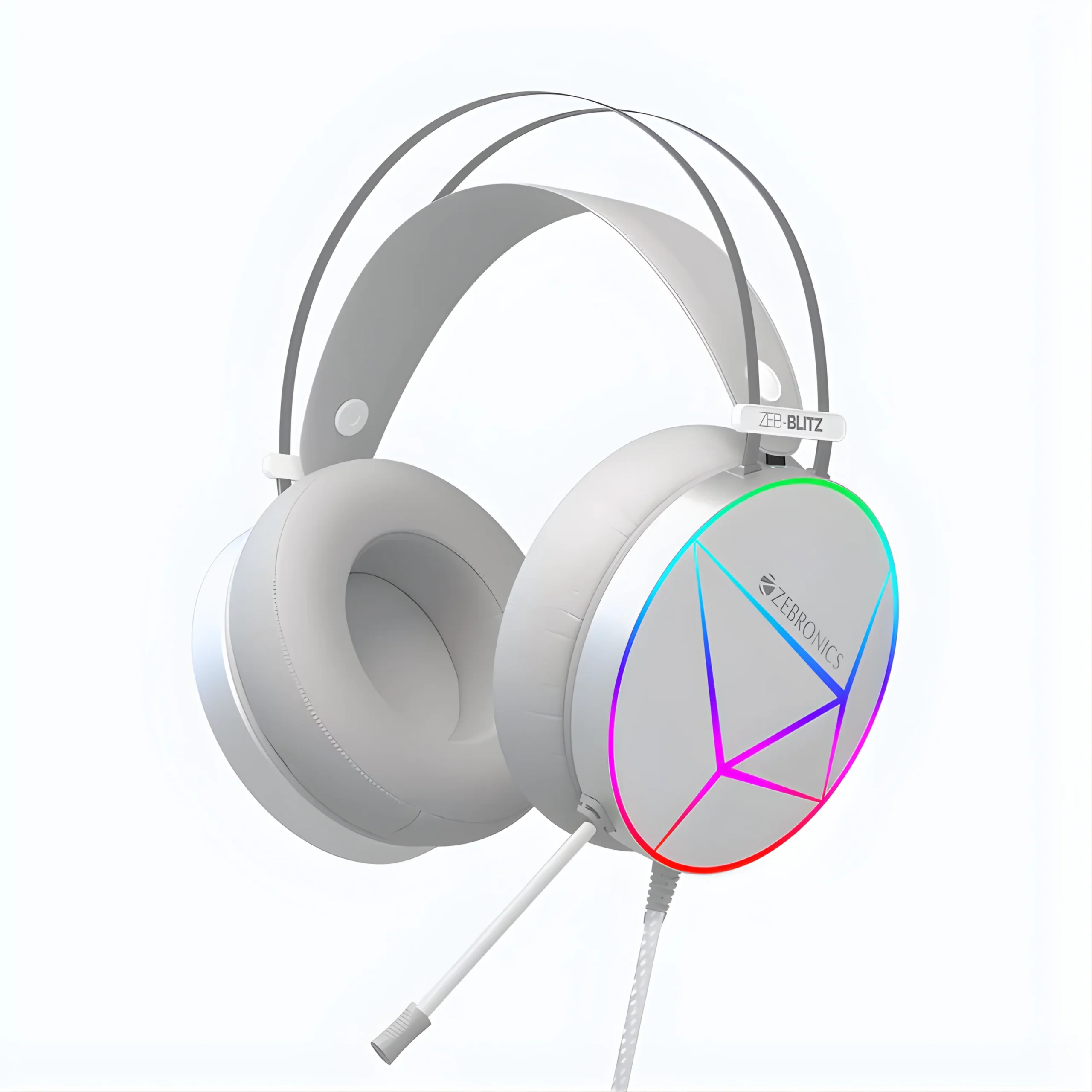 SSK SEO Images (30) ZEBRONICS BLITZ WHITE HEADPHONE - Image 1