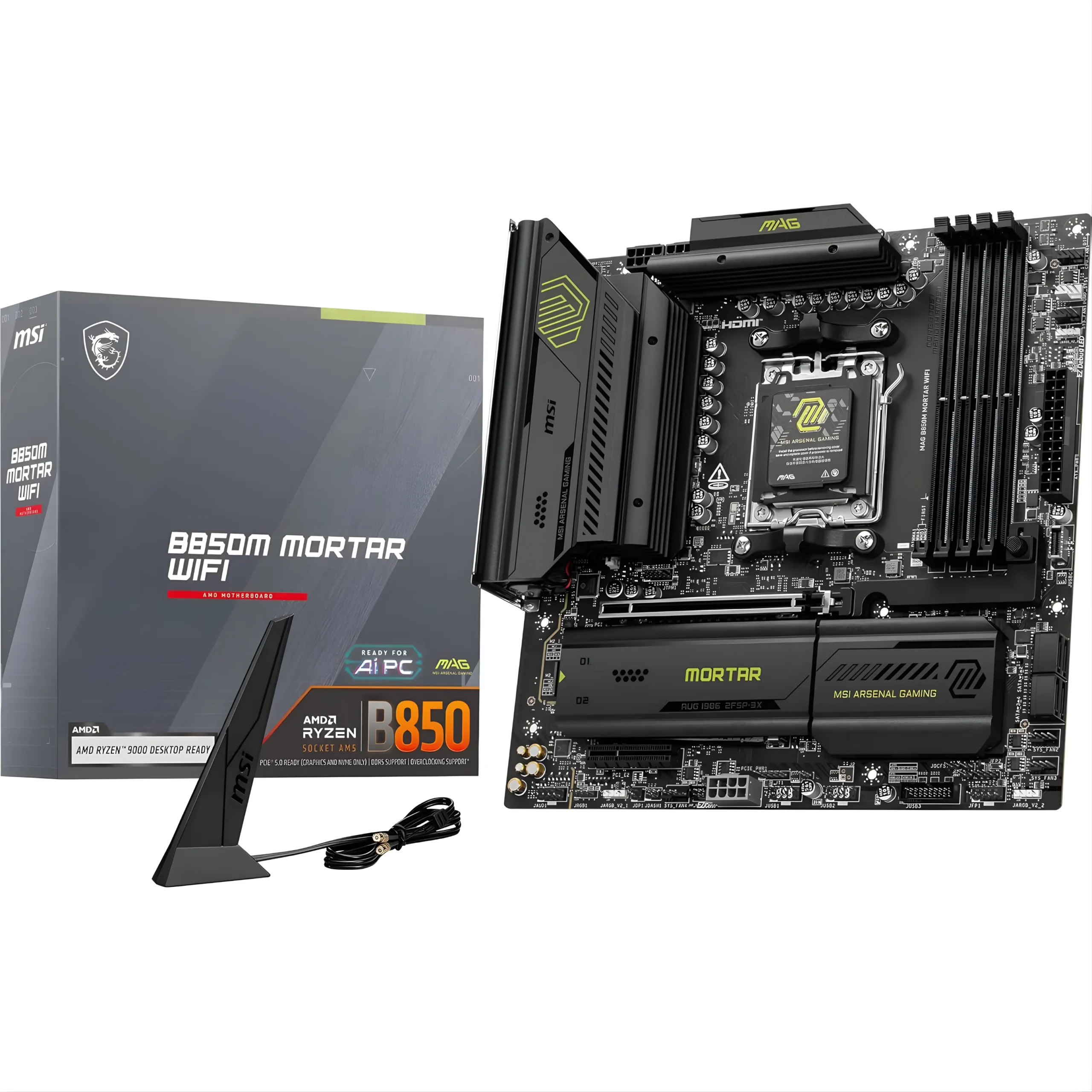 SSK SEO Images (6) MSI B850M MORTAR WIFI Motherboard - Image 1