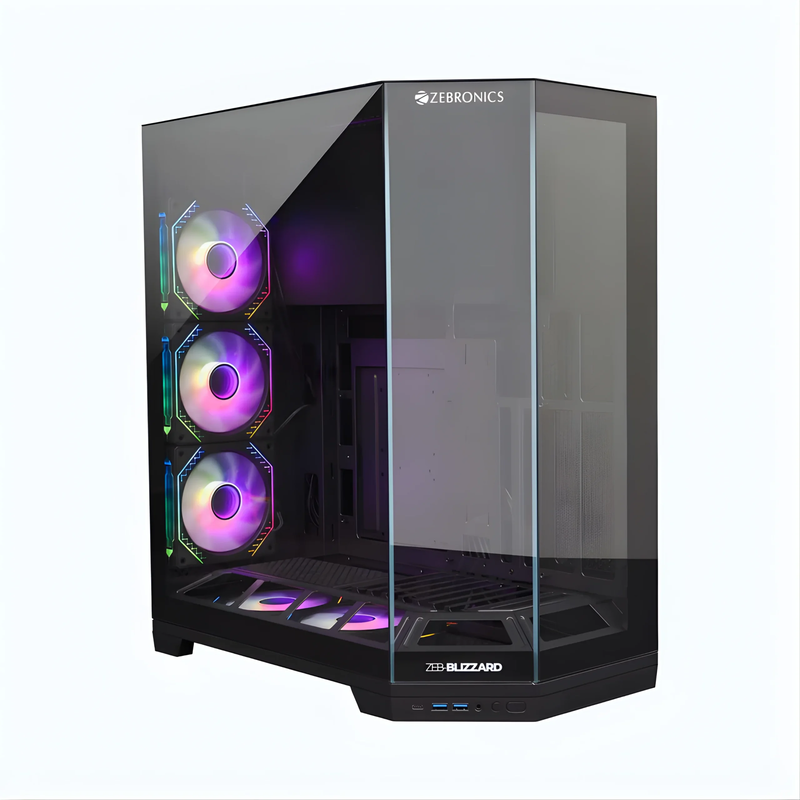 SSK SEO Images (6) ZEBRONICS GAMING CABINET BLIZZARD BLACK - Image 1