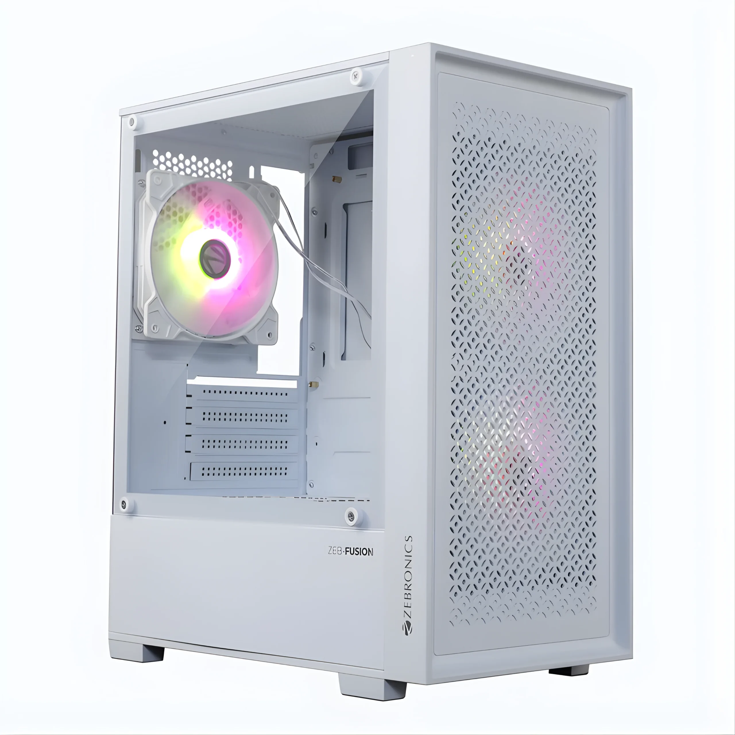 SSK SEO Images (8) ZEBRONICS GAMING CABINET FUSION WHITE - Image 1