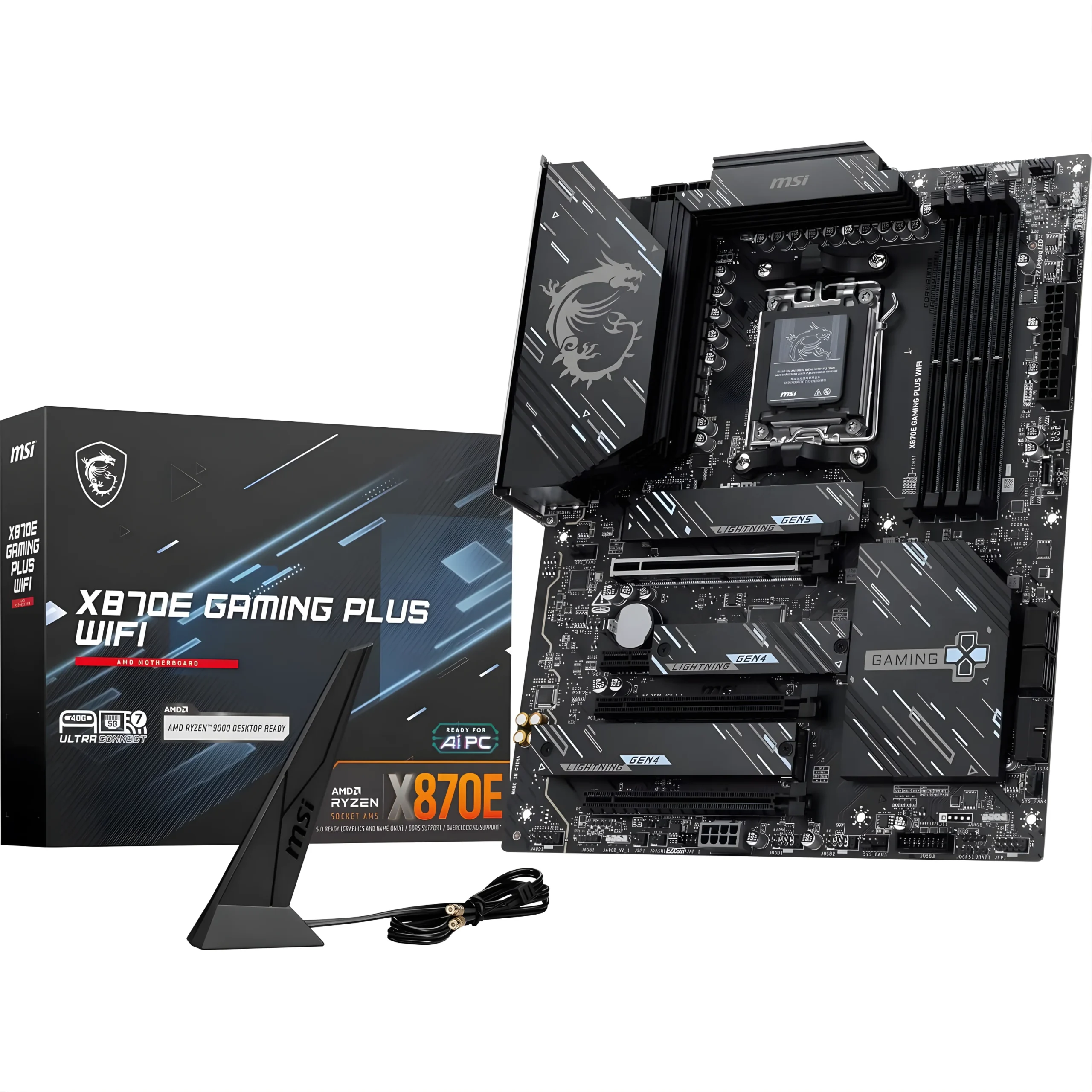 SSK SEO Images (9) MSI X870E Gaming Plus WiFi Motherboard - Image 1