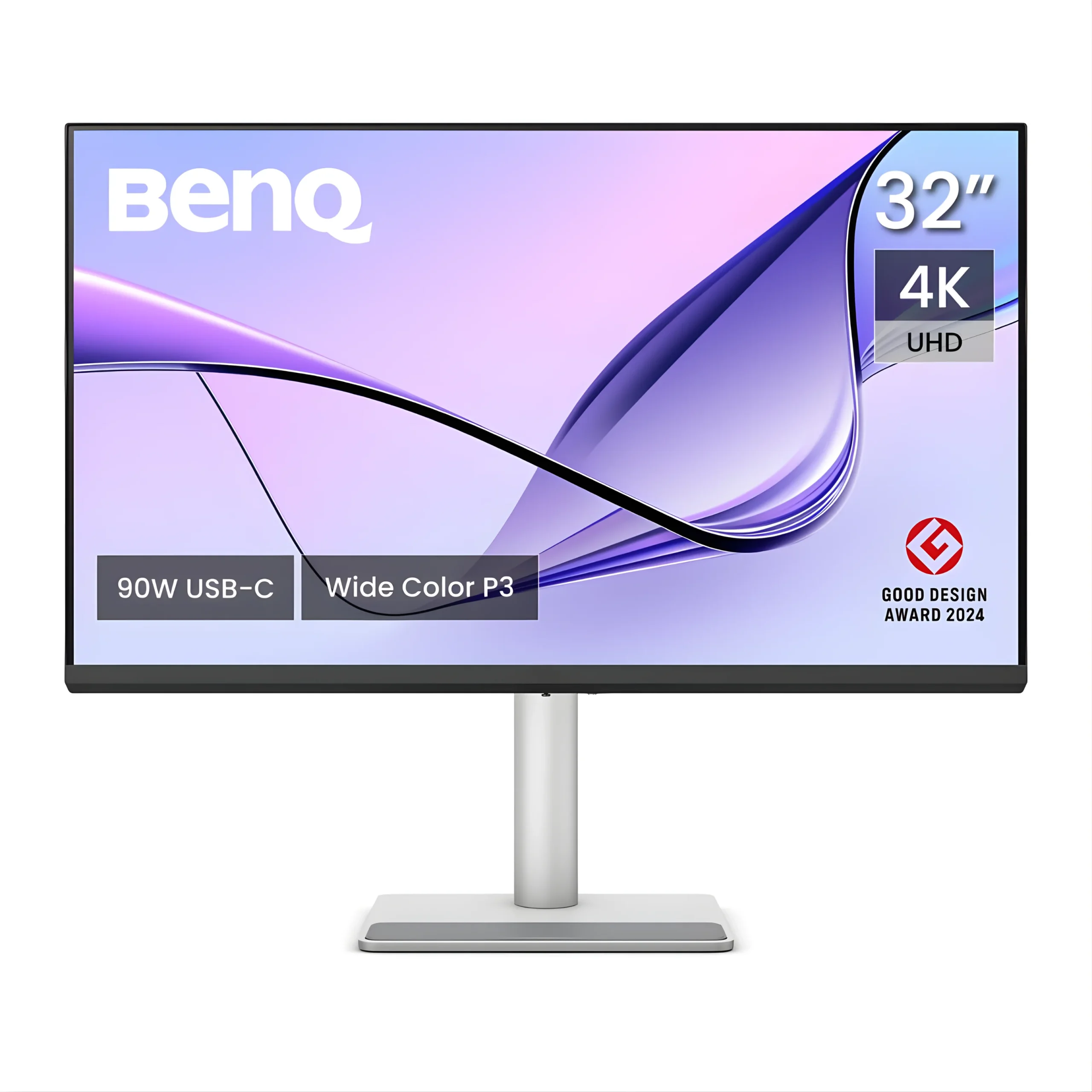 SSK Product Images (13) BenQ MA320U 32 Inches 4K 3840X2160 Monitor for MacBook Pro/Air,Dual USB-C,90W Power Delivery,Mac Color Match,USB Hub,Brightness & Volume Control On Mac,Height & Tilt Adjustable Stand,P3 Color Gamut - Image 1
