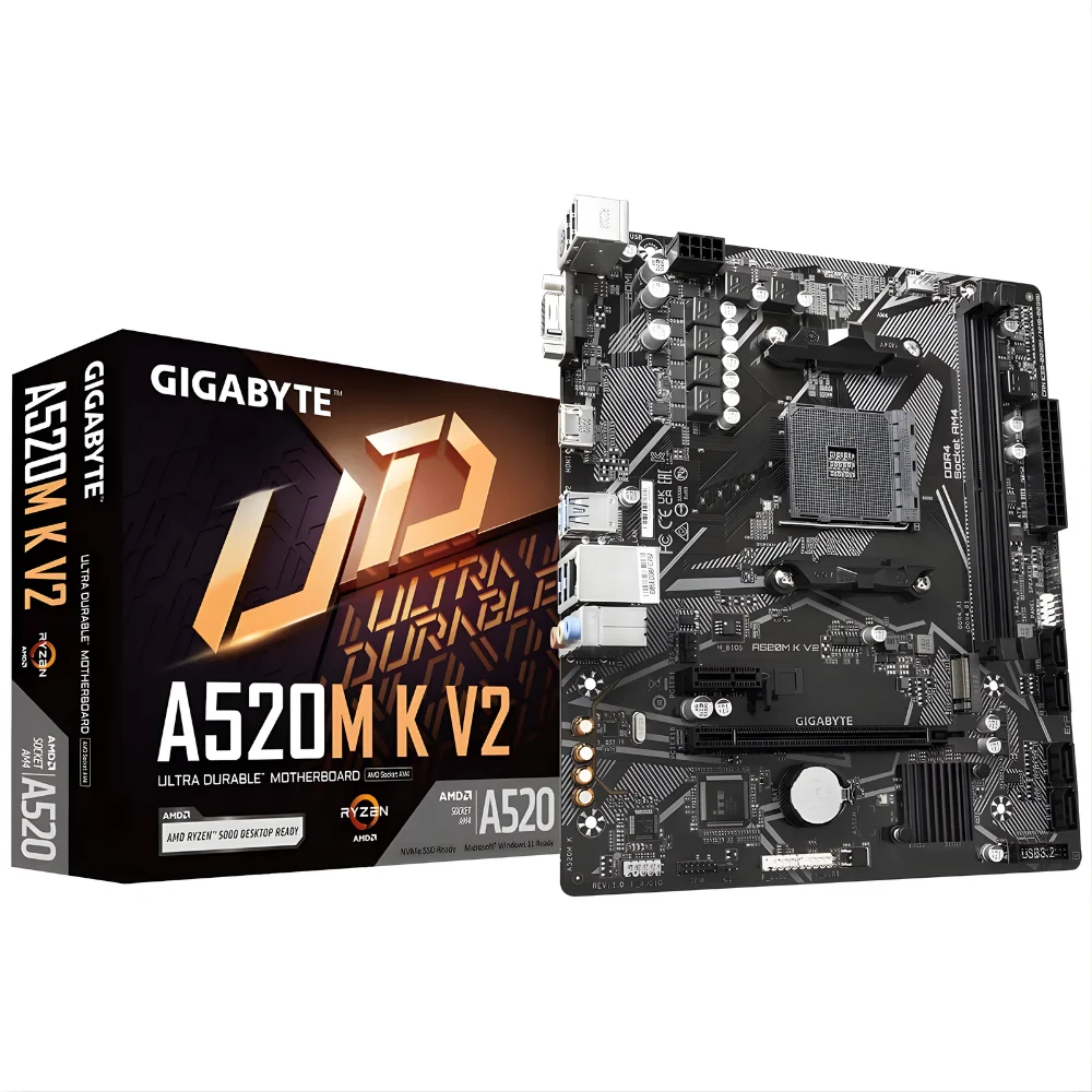 GIGABYTE A520MK MOTHERBORD GIGABYTE A520MK MOTHERBORD - Image 1