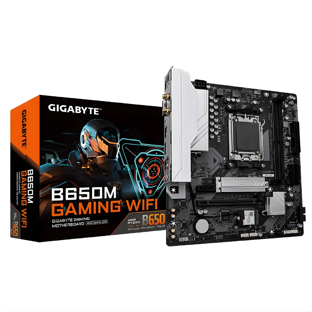 GIGABYTE B650M GAMING WIFI DDR5 MOTHERBORD GIGABYTE B650M GAMING WIFI DDR5 MOTHERBORD - Image 1