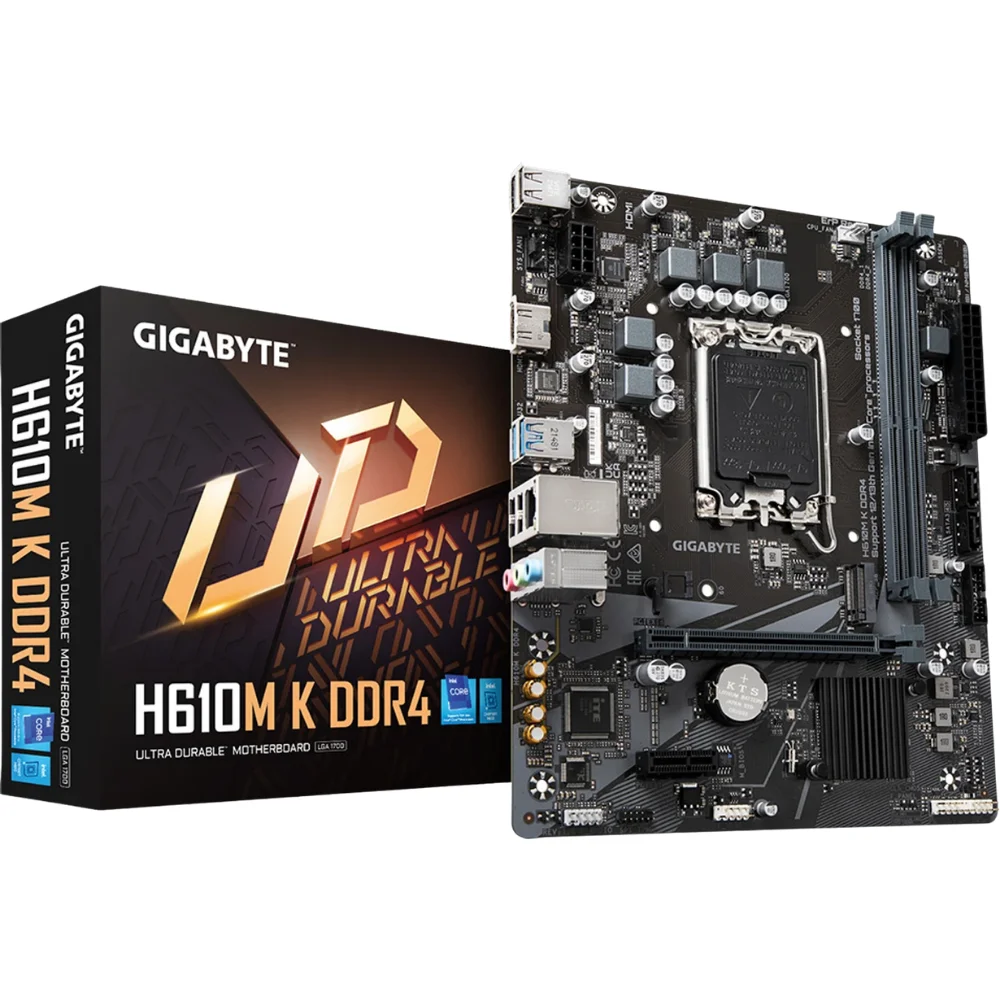 GIGBAYTE H610MK DDR4 MOTHERBORD GIGBAYTE H610MK DDR4 MOTHERBORD - Image 1