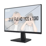 MSI PRO MP225, 21.5 Inch (54.61 cm), IPS Panel, Full HD 1920 x 1080, 100 Hz, Black, Eye-Friendly Screen, Tilt-Adjustable, HDMI, D-Sub (VGA) Monitor - Image 2