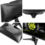MSI MAG 255F E20 24.5-Inch FHD 1920x1080 Gaming Monitor, 200Hz, 0.5ms, HDR Ready, AMD FreeSync Premium, Eye Care, AI Vision, HDMI 2.0b, DP 1.2a, Frame-Less, Tilt Adjustable, Vesa Mount, Black - Image 3