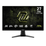 MSI MAG 275F E20 27 Inch FHD Gaming Monitor, 1920 x 1080 Rapid IPS, 200Hz, 0.5ms, Frame-Less, Vesa Mount, Black