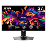 MSI MAG 271QPX QD-OLED E2, 26.5-inch, OLED, WQHD 2560x1440, 240Hz, Black, Quantum Dot, 0.03ms, 99% DCI-P3, DisplayHDR True Black 400, DP, HDMI, USB-C Gaming Monitor