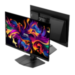 MSI MAG 271QPX QD-OLED E2, 26.5-inch, OLED, WQHD 2560x1440, 240Hz, Black, Quantum Dot, 0.03ms, 99% DCI-P3, DisplayHDR True Black 400, DP, HDMI, USB-C Gaming Monitor - Image 2